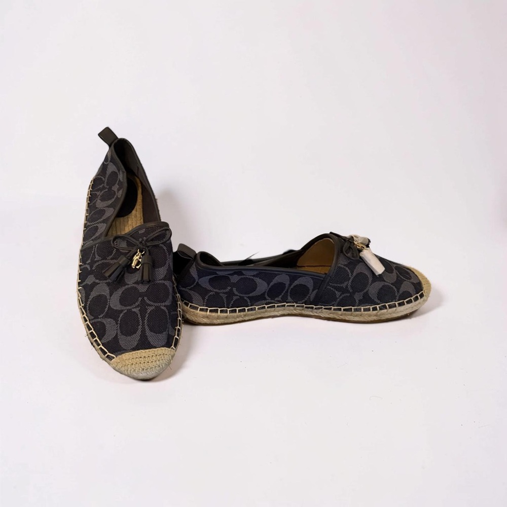 Coach Black  Espadrille Slip-Ons - Picture 2 of 7